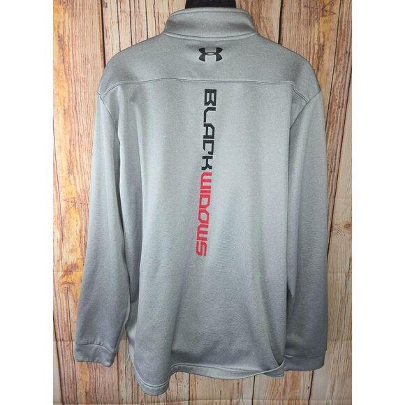 Under Armour Mens Gray Widows 1/4 Pullover Sweatshirt 2XL - Picture 2 of 7